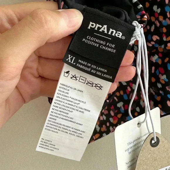 Prana Women’s Willow Falls Reversible Swim Top - Swimsuit - Alotta Dots, XL - Picture 10 of 16